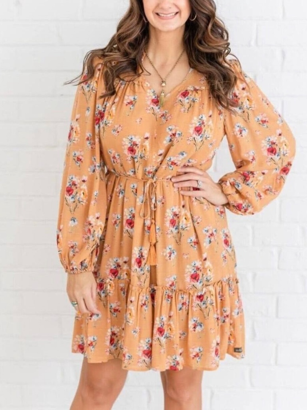 Matilda Jane NWT Heart to Heart Discovery Gardens Floral Tiered Dress Sz L